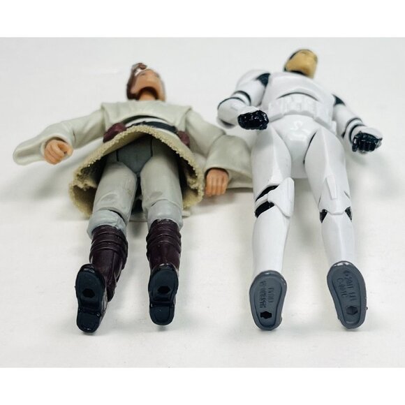 2009 & 2011 Hasbro Star Wars 3.75" Action Figures OBI WAN KENOBI & STORMTROOPER - Picture 3 of 3